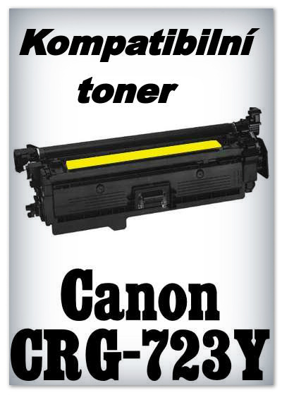 Kompatibiln toner Canon CRG-723Y
