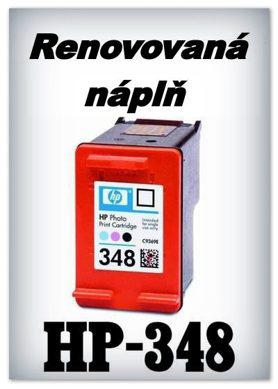 SuperNakup - Náplně do tiskáren HP-348 XL - color - SADA 3 náplní - renovované