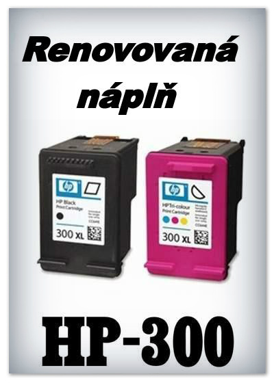 SuperNakup - Náplně do tiskáren - SADA HP-300 XL - black + HP-300 XL - color - renovované