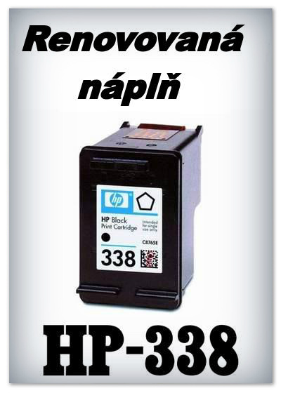 SuperNakup - Náplně do tiskáren HP-338 XL - black - SADA 3 náplní - renovované