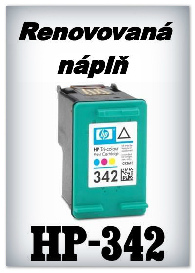 SuperNakup - Náplně do tiskáren HP-342 XL - color - SADA 3 náplní - renovované