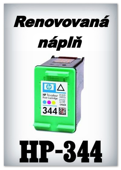 SuperNakup - Náplně do tiskáren HP-344 - color - SADA 3 náplní - renovované