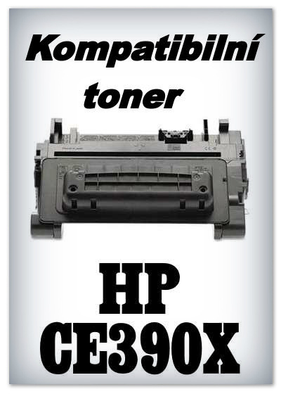 Kompatibilní toner HP CE390X - black