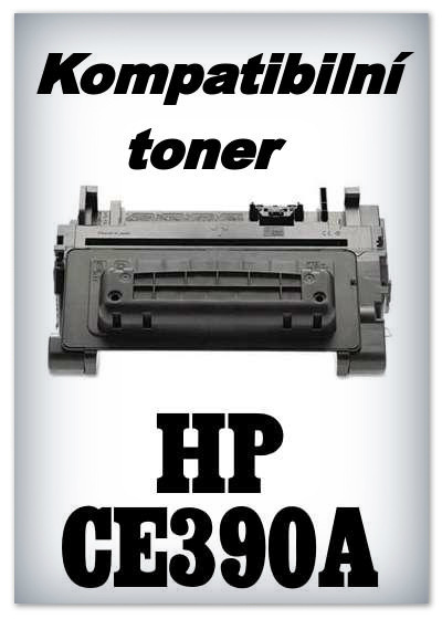 Kompatibilní toner HP CE390A - black