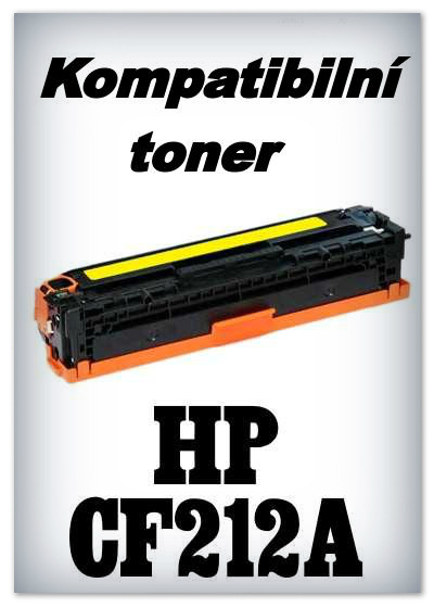Kompatibilní toner HP CF212A - yellow