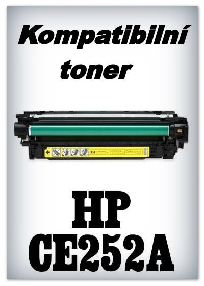 Kompatibilní toner HP CE252A - yellow
