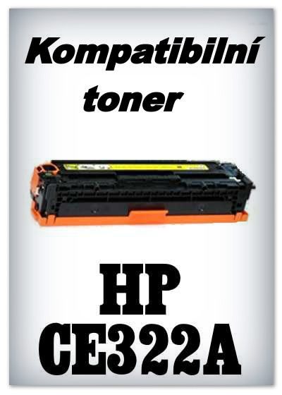 Kompatibilní toner HP CE322A - yellow