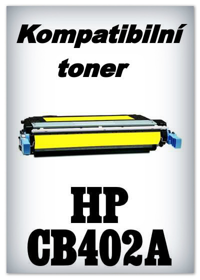 Kompatibilní toner HP CB402A - yellow