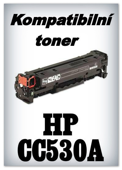 Kompatibilní toner HP CC530A - black