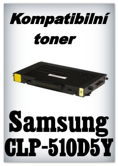 Kompatibiln toner Samsung CLP-510D5Y - yellow