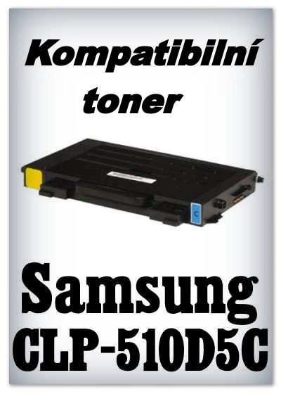 Kompatibiln toner Samsung CLP-510D5C - cyan