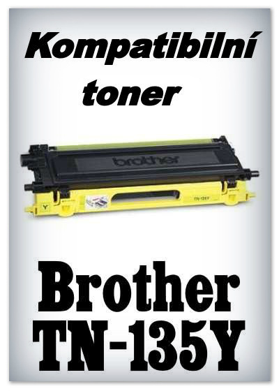 Kompatibiln toner Brother TN-135Y - yellow