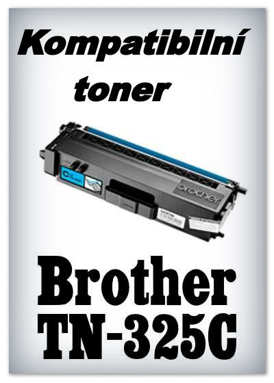 Kompatibiln toner Brother TN-325C - cyan