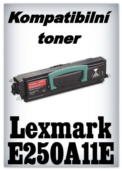 Kompatibiln toner Lexmark E250A11E - black