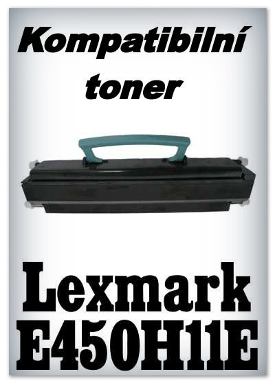 Kompatibiln toner Lexmark E450H11E - black