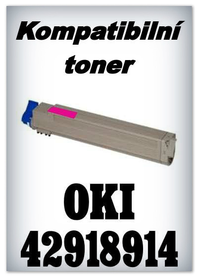 Kompatibilní toner OKI 42918914 - magenta