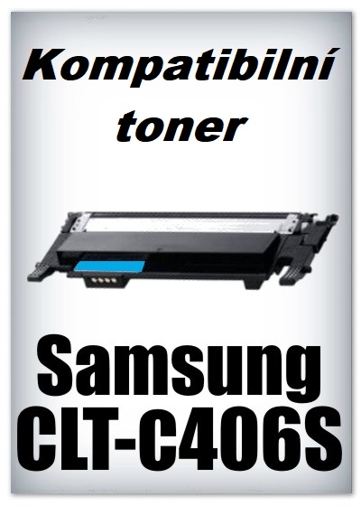 Kompatibiln toner Samsung CLT-C406S - cyan