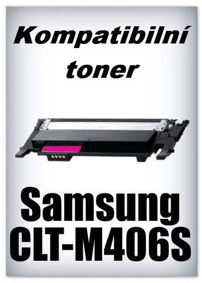 Kompatibiln toner Samsung CLT-M406S - magenta