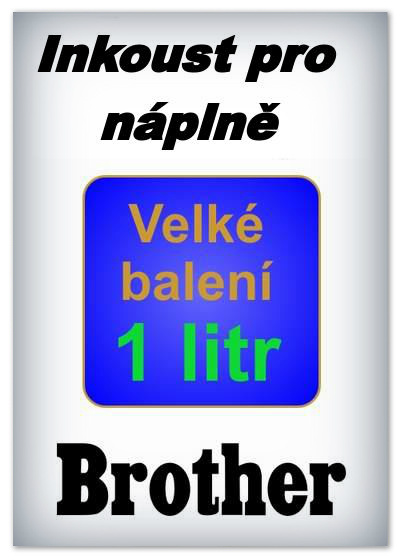 Inkousty do tiskren Brother - 1 litr