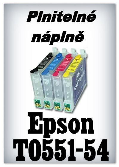 Plniteln npln pro Epson T0551,T0552,T0553,T0554