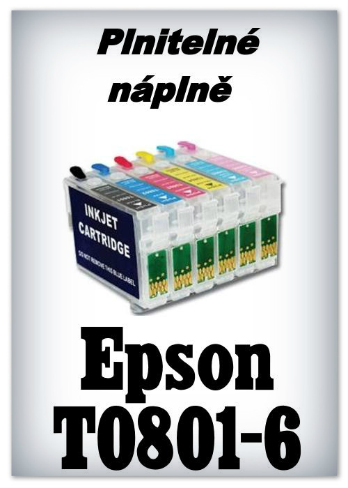 Plniteln npln pro Epson T0801, T0802, T0803, T0804, T0805, T0806