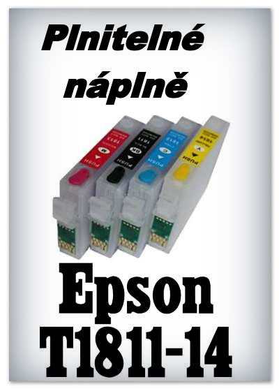 Plniteln npln pro Epson T1811, T1812, T1813, T1814